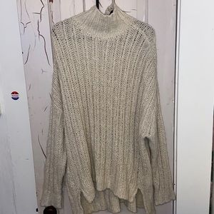 Knitted turtleneck sweater